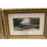 Pair of David Morgan Prints ' Family Outing ' and ' Spring Pasture ', both contained in matching