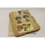 An album containing children's birthday cards covering the period 1940's to 1950.