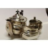 Early 20th century Silver Plated Five Piece Tea Service comprising Coffee Pot, Tea Pot, Hot Water