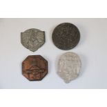 A Collection Of Four WW2 German Nazi Party Badges To Include : Donation Badge From The 1937 Youth