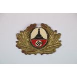 WW2 German Third Reich Veterans Association Cap Badge.