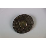 A WW1 Imperial German Silver Wound Badge. Marked SILBER to the rear.