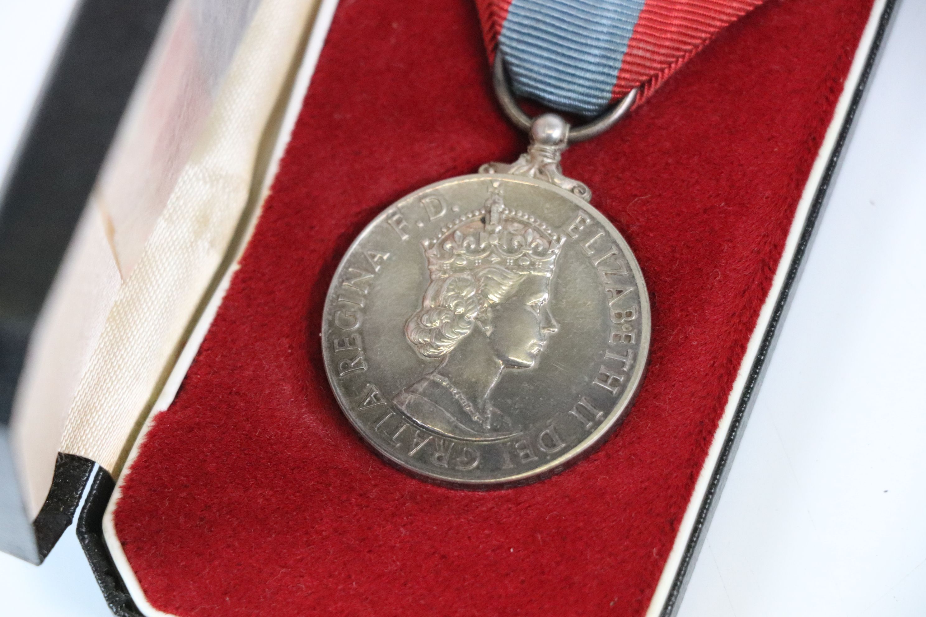 Elizabeth II Imperial Service Medal For Faithful Service Issued To : SYDNEY ARNOLD HOBBS With - Image 3 of 3