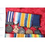 British WW1 Medal Group to issued to 8205 PTE. A. SPALDING. of THE ROYAL WEST KENT REGIMENT to