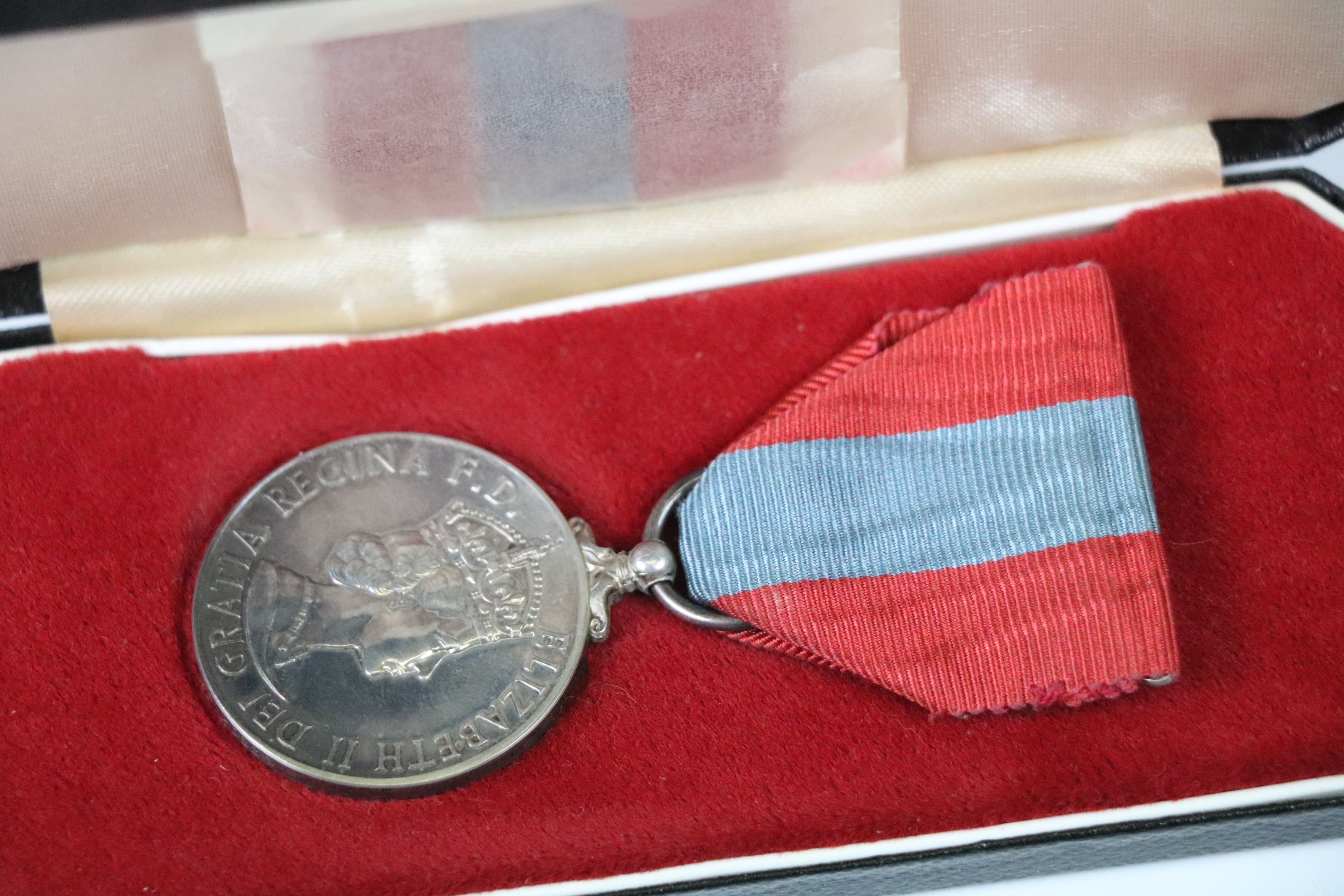 Elizabeth II Imperial Service Medal For Faithful Service Issued To : SYDNEY ARNOLD HOBBS With - Image 2 of 3