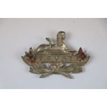 Gloucestershire Regiment Victorian OR's foreign service helmet pagri badge circa 1894-98.