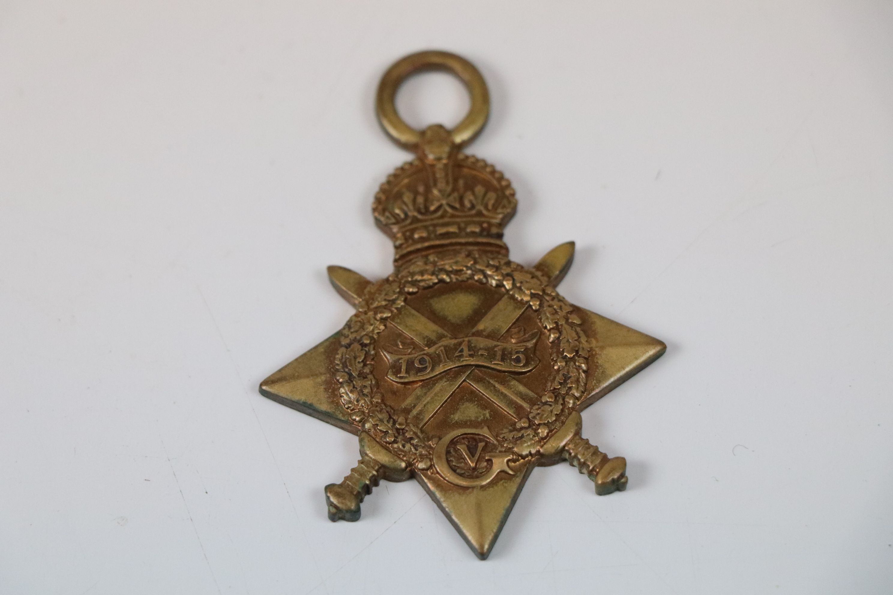 A full size WW1 1914-15 Star issued to : 1227 PTE. E.T. SLACK. 6th London Regiment.