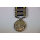 Victorian Punjab Medal, Two Bars, Mooltan, Goojerat (Brigadier A. Hervey C.B. Beng Army), Renamed.