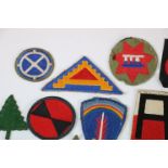 A Collection of approx 20 American Military cloth patches.