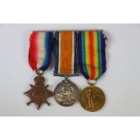 A WW1 Full Size Medal Trio to include : The 1914-15 Star, The British War Medal & The Victory