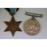 Two Medals To Include : The 1939-1945 British War Medal And Reproduction Air Crew Europe Star