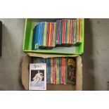 Approximately 70 Ladybird children's books from series 601 & 606 contained in two boxes