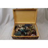 Box of costume jewellery