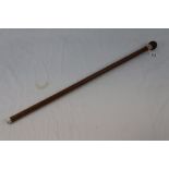 Malacca Cane with decorative handle