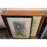Two Framed and Glazed John Ireland ' The Gentle Art of Making Guinness ' Prints together with 1920's