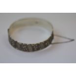 Silver hallmarked Ladies bangle