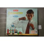 A boxed circa 1960's Merit 'Chemistry' chemical experiments set No.2 appearing unused and complete