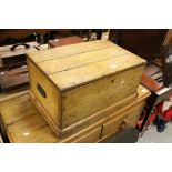 Victorian pine tack box