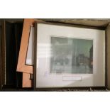 A very large quantity of framed artwork to include pastel still lifes of fruit, floral studies and