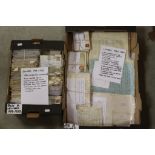 1919-1939: Circa 350 family letter (300 in envelopes) including letters home to a wife from a