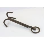 Vintage Iron Hanging Three Prong Game Hooks