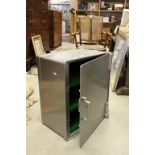 Silver Finished Lockable Safe with Key
