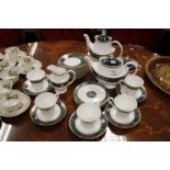 Royal Doulton ' Carlyle ' Part Tea Service comprising Tea Pot, Coffee Pot, Lidded Sugar Bowl, Milk