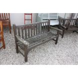 Wooden Garden Bench, 158cms long