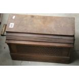 Wooden cased Singer sewing machine