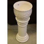 West germany ceramic Jardiniere & stand