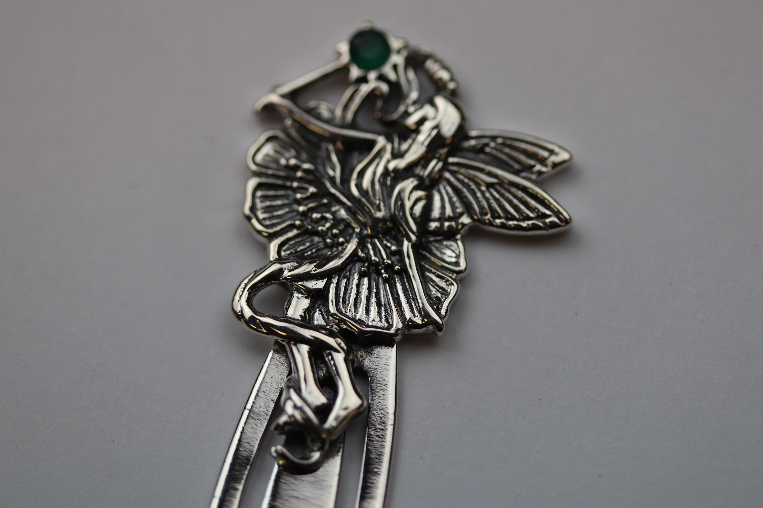 A silver bookmark with fairy finial - Image 2 of 4