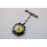 FINA Nurses' Fob Watch, 0.800 Silver