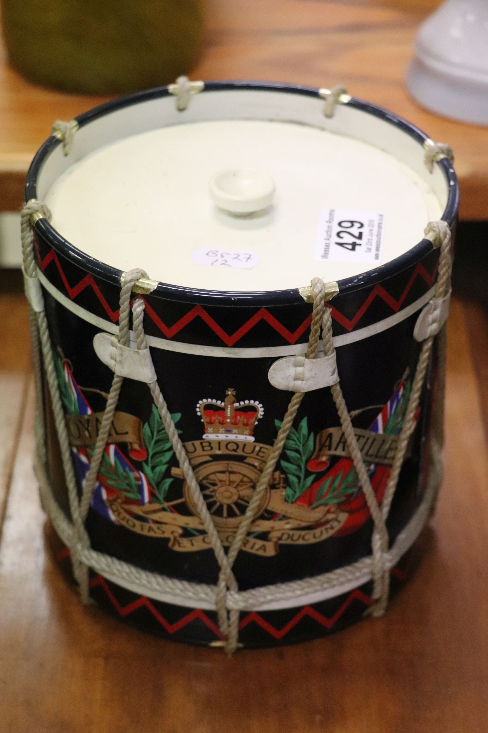 Ice Bucket in the form of a Royal Artillery Drum - Image 2 of 2