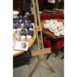 Large Wooden Free Standing Easel, approx. 76" high