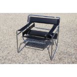 Wassily Style Lounge Chair, after Marcel Breuer