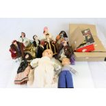 Collection of vintage dolls house doll prams including a Victorian example, 3 early 20th century