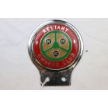 Vintage Reliant Owners Club Car Badge