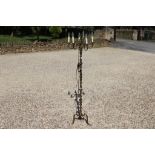 Brass Five Branch Standard Lamp