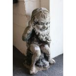 Reconstituted Stone Garden Gnome