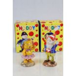 Two boxed Royal Worcester "Noddy" figurines; Tessie Bear & Big-Ears