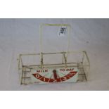 Vintage "Shape" Milk Bottle carrier with dial to front