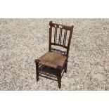 Early 20th century Child's Chair with String Seat