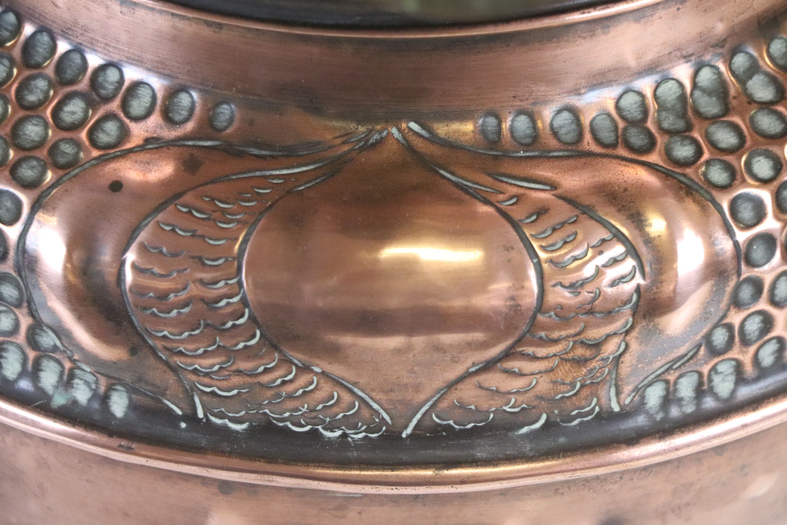 Late 19th century Art Nouveau Copper Planter - Image 5 of 6