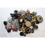 Late Victorian and 20th century buttons to include GWR uniform buttons, shell buttons, coin buttons,