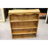 Set of Vintage Pine Wall Hanging Shelves