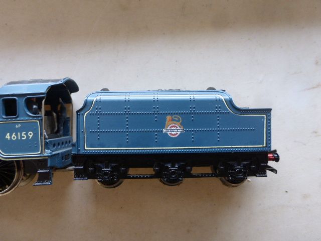 Boxed Wrenn OO gauge W2273 Royal Scot BR Blue The Royal Air Force locomotive with paperwork - Image 5 of 13