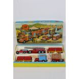Boxed Corgi No 23 Gift Set Chipperfield Circus Models with 2 giraffes, bear, 2 lions, elephant,