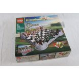 Boxed Lego Kingdoms Chess 328 set complete with 32 minifigures / pieces and instructions