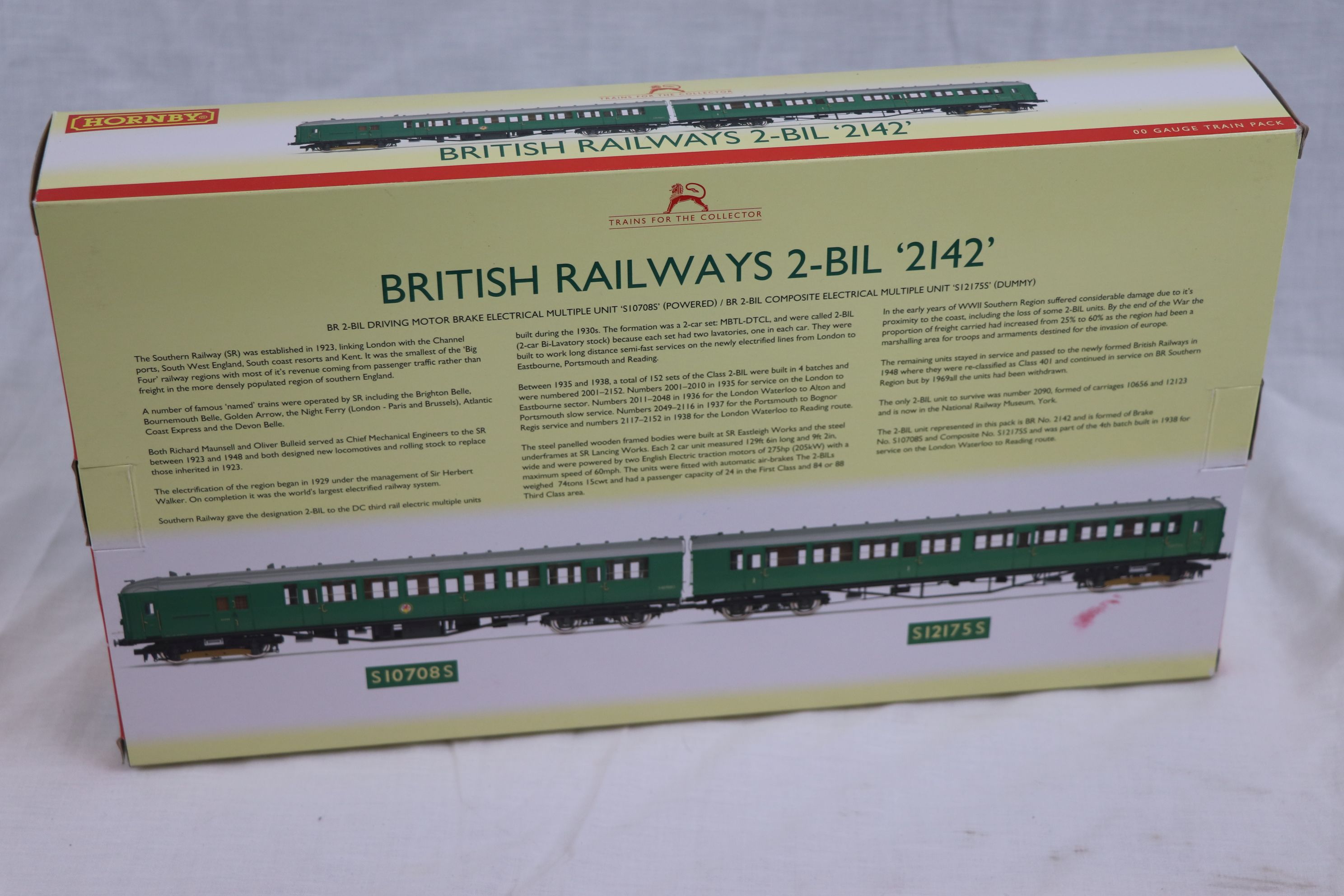 Boxed Hornby OO gauge R3162A British Railways 2-BIL 2142 DCC Ready Train Pack with decoder fitted - Image 3 of 3