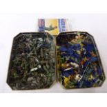 Collection of plastic military figures to include Lone Star, Airfix etc plus a boxed Airfix WWII